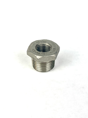 1/4 X 1/8 THD HEX BUSHING A351 150 304